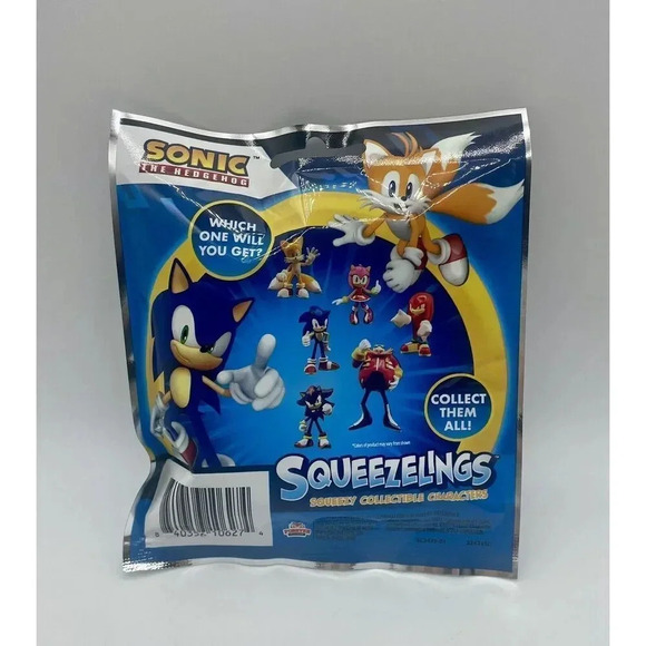 Sonic the Hedgehog Series 1 Squeezelings Squeezy Collectibles Characters‎ Sealed - Picture 2 of 5